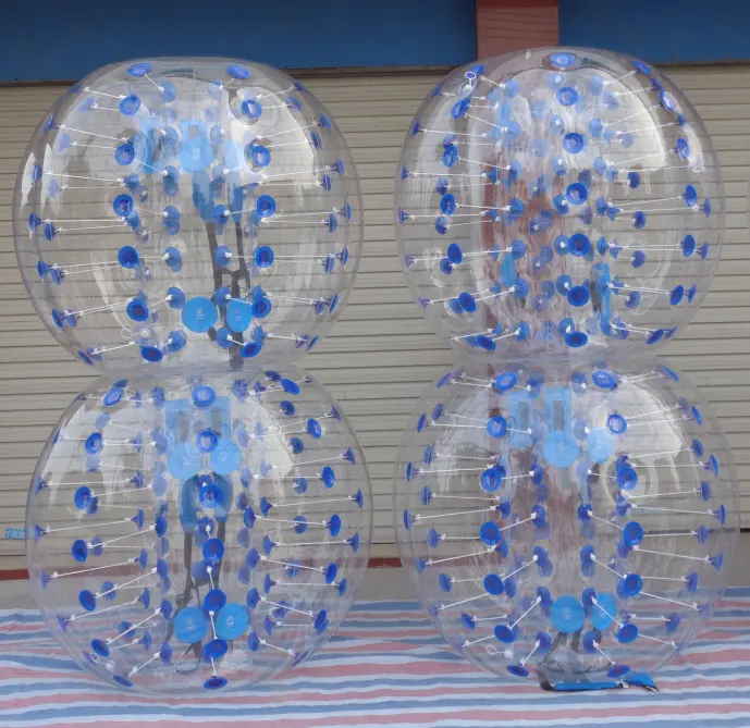 LAGER 1,5 m Durchmesser Hohe Qualität Günstige Outdoor aufblasbare Körper Bubble Bumper Fußball für Kinder Erwachsene