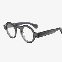 Monture de lunettes ronde en acétate écologique, patchwork coloré, polarisée UV400, mode durable, ajustement confortable unisexe