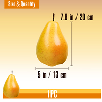 Oversized rode kunstmatige grote kersenbos fruitversiering voor thuis, keuken, feesttafel, fotografie-accessoire