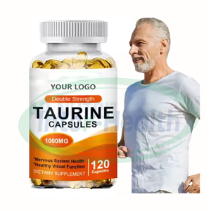 Ausreson OEM Taurine Softgels Prix 60 pièces de qualité alimentaire Santé Complément pour les yeux Taurine Softgel Capsules - Product Image 1