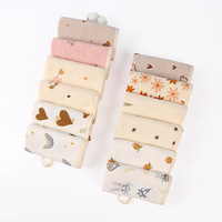Meilleure serviette pour bébé en coton, petite, rectangulaire, motif ours arc-en-ciel rose, serviette d'épaule apaisante, lingettes pour bébé, serviettes pour nouveau-né