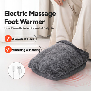 Almohadilla Masajeadora de Pies Cálida con Calor y Vibración, Apagado Automático Seguro, Calentador de Pies Portátil para el Hogar, Sofá, Dormitorio - Product Image 2