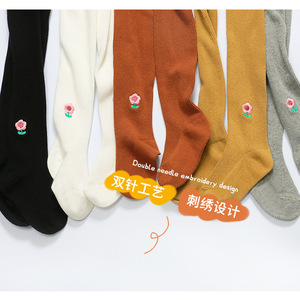 Collants en coton tricoté pour enfants, avec <span class=keywords><strong>Double</strong></span> coutures, vêtement d'hiver mignon pour bébé fille, nouvelle collection printemps automne 2020 - Product Image 2