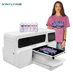 XinFlying vente chaude imprimante dtg offset i3200 a3 imprimantes dtf directement à la machine d'impression de vêtement 48*47cm prise en charge de l'impression 9 couleurs
