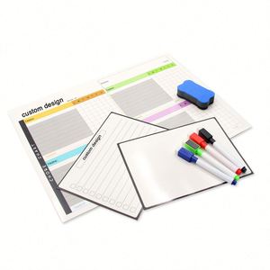 Custom <b>Fridge</b> Magnet Shopping Planner Magnetic Dry Erase Meal Monthly Calendar Sticker Magnets - Product Image 4