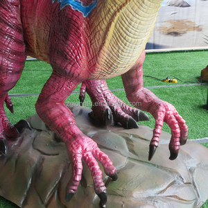 Usine d'animation Longtu, dinosaure mécanique géant réaliste pour parc d'attractions, Velociraptor - Product Image 2