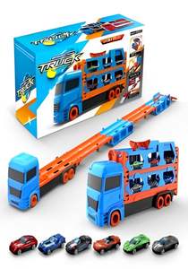 Juego de coches de juguete clásicos de metal para niños, camiones de juguete de fundición a presión, Jeep de pared, mini coches de juguete para niños - Product Image 5