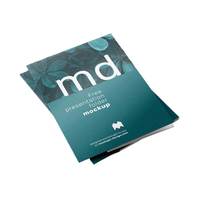 Carpeta de Presentación 9x12 Personalizada con Tarjetero, Logotipo Personalizado, Doble Bolsillo, para Archivos A4