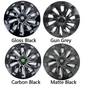 ปลอกหุ้ม4ชิ้นเส้นผ่านศูนย์กลางภายใน18นิ้วฝาครอบ ABS ฝาครอบล้อเทอร์ไบน์ครอบคลุม18กังหันสำหรับเทสลารุ่น<span class=keywords><strong>3</strong></span> - Product Image 3