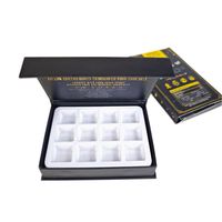 All'ingrosso Custom Food Gocolate Design a Fungo Chiusura Magnetica Scatole di imballaggio a forma di libro con inserti in plastica vassoio divisori