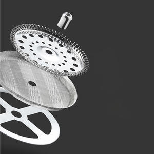 Presse à café en verre à pression française, résistante à la chaleur, avec Base en Silicone antidérapante, ml - Product Image 5