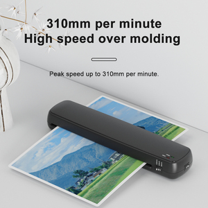 Bán buôn xách tay nóng và lạnh lm2016 bạc + đen A3 chất lượng cao Máy cán A4 A5 tờ giấy có sẵn - Product Image 2