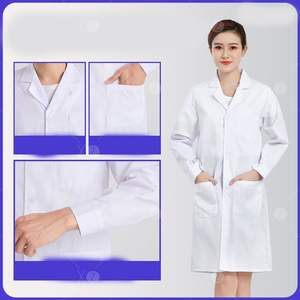 Accessoires d'uniforme hospitalier en denim antistatique unisexe avancés avec fusion sans couture, résistance chimique pour utilisation en laboratoire - Product Image 2