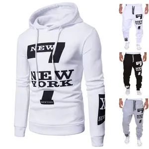 2024 toptan açık spor giyim eşofman iki parçalı Set artı boyutu Hoodies adam eşofman