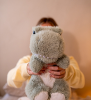 Mini dinosaure en peluche chauffable au micro-ondes