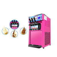 Machine à crème glacée molle Offre Spéciale Sorbetière nouvelle condition avec poudre de crème glacée au lait de yaourt et ingrédients de sirop