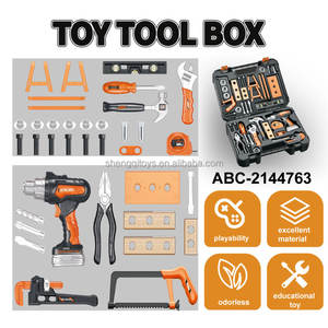 LK Toys Juego de <span class=keywords><strong>herramientas</strong></span> de simulación Juguetes de construcción <span class=keywords><strong>Herramientas</strong></span> DE TRABAJO Taladro eléctrico educativo Juego de simulación <span class=keywords><strong>Bricolage</strong></span> Tool Toy Boys - Product Image 2