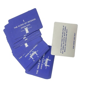 Tùy chỉnh bìa cứng cứng hộp gói Christian Kinh Thánh câu chuyện Câu khẳng định thẻ Set OEM <span class=keywords><strong>in</strong></span> trên bù đắp giấy - Product Image 4