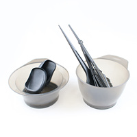 Mélangeur de cheveux bol de teinture brosse de teinture couverture d'oreille Salon de coloration de cheveux outils de coiffure accessoires de coiffure Kit de coloration de cheveux