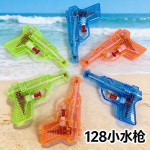 Mini pistola de agua de plástico transparente, juguete de verano para niños, unisex, con pulverizador de agua, divertido para uso en exteriores - Product Image 4