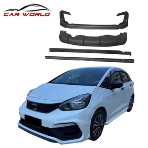 2022 for for Mugen Style 2023 for Fit ABS Plastic <b>Car</b> Bodykit New Front Lip Rear Lip Side Skirts No Color - Product Image 3