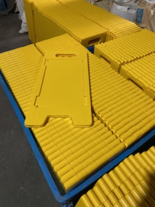 Avviso di pulizia interna esterna segnaletica di plastica - Product Image 3