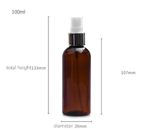 <b>Empty</b> Fine Mist PET 30ml 50ml 100ml 120ml 150ml 200ml 250ml 500ml Amber White clear Plastic <b>Spray</b> <b>Bottle</b> for Cosmetic Packaging - Product Image 2