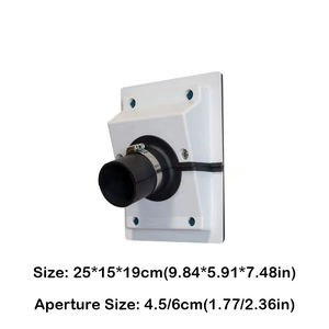 Kit de couverture de ligne de conduite murale en plastique HVAC de 4,5/6 cm avec couverture séparée, installation facile et design portable - Product Image 6