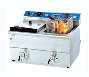 Friteuse à poulet commerciale 8L, équipement de cuisine pour restauration rapide, friteuse électrique, friteuses profondes avec soupape de sécurité pour l'huile - Product Image 3