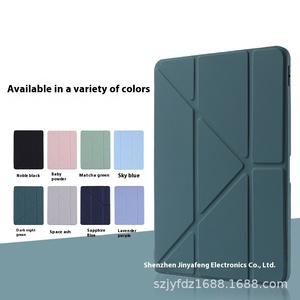 Biến đổi y-gấp da trường hợp đối với <span class=keywords><strong>iPad</strong></span> không khí 5th/6th Gen Pro 11 Acrylic vỏ cứng bảo vệ silicon tương thích nhựa - Product Image 2
