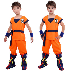 Disfraz <span class=keywords><strong>de</strong></span> <span class=keywords><strong>Goku</strong></span> para Adultos, Estilo Anime, para Halloween, con Estampado Técnico, Completo con Calzado y Cinturón, Inspirado en Películas y TV, para Cosplay - Product Image 2