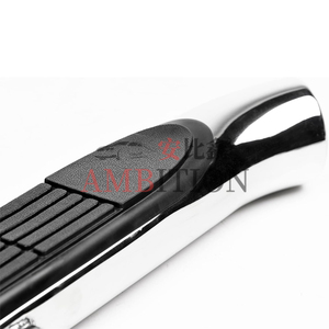 AMBITION Vente chaude Marchepied d'attelage rond de 3 pouces en acier inoxydable pour attelage de <span class=keywords><strong>remorque</strong></span>, très poli, pour attelage de 2 pouces, finition chromée brillante - Product Image 3