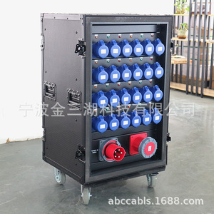 กล่องจ่ายไฟอุตสาหกรรม 24 ช่อง  AC 220 โวลต์ 6000 วัตต์ อุปกรณ์ไฟเวทีโลหะ - Product Image 2