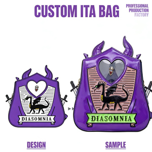 Bolso Ita Personalizado, Set Completo con Llavero de Peluche de Dibujos Animados, Pin y Artículos de Colección, Bolso de Hombro Ita de Alta Calidad, Bolsos de Lujo para Mujer - Product Image 4