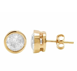 Premium Women Lab Grown Diamond Earring Bright Reflective Rhodium Plated Finish Trendy Elegance Fashion Forward Appeal India - Product Image 4