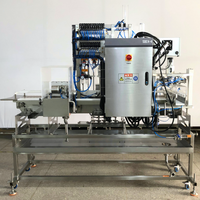 Ligne de mise en conserve 1-1 - Sertisseuse automatique de canettes de bière à 2 têtes, 300-500 canettes/heure, contrôle PLC