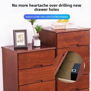 Serrure Électronique Intelligente - Design Moderne, Installation Facile, Anti-Vol, Accès par Empreinte Digitale et Carte, Sans Perçage pour Appartements et Saunas - Product Image 1