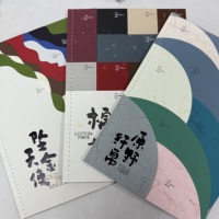 Papier spécial texturé lin 120 g/m², motifs personnalisés, papier fantaisie gaufré, MOQ 100 pièces, disponible en plusieurs couleurs