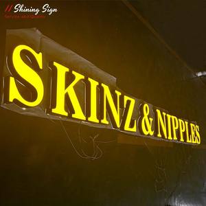 Пользовательские Водонепроницаемые светодиодные светящиеся буквы для улицы, светящиеся буквы, 3D-канальные буквы, поет, магазин, передняя светодиодная сизава для бизнеса - Product Image 2