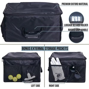 Sac de transport pliable pour siège de voiture de sport, organisateur de rangement pour golf et voyage, sac fourre-tout grande capacité - Product Image 4