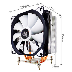 Snowman MT4 LS สกรู<span class=keywords><strong>4</strong></span>ไม่มี LED ราคาถูกพัดลมระบายความร้อนซีพียู RGB อลูมิเนียมฮีทซิงค์เข้ากันได้กับ Intel LGA775 1150 1151และ1155 - Product Image 4