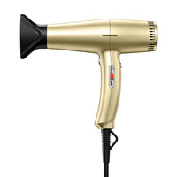 Sèche-cheveux professionnel ionique 2100W à moteur DC sans balais pour barbier, avec buse concentratrice