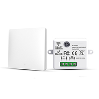 Interrupteur d'éclairage sans fil cinétique auto-alimenté RF 433 MHz, kit récepteur contrôleur mural sans batterie