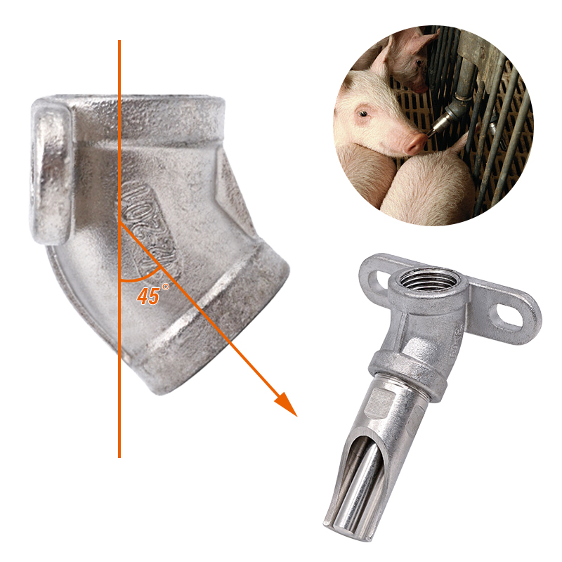 Stainless Steel Automatic Thicken <strong>Pig</strong> Nipple Drinker <strong>Pig</strong> Water Drinker Connector <strong>Accessories</strong>