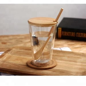 400 ML ODM/OEM alta borosilicato de vidrio de doble pared taza de café reutilizable de café tazas de vidrio - Product Image 5