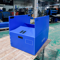 Fabricant pliable pliable de boîte en carton ondulé de pp pour des conteneurs d'expédition avec le matériel de Corex Coroplast