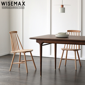 WISEMAX-muebles de madera maciza para <span class=keywords><strong>restaurante</strong></span>, sillas modernas de diseño, venta al por mayor - Product Image 4