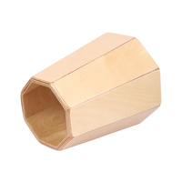 Tambour du Moyen-Orient Tambour à cajon octogonal en bois fait à la main avec motifs de dragon Parfait pour les spectacles culturels et les spectacles musicaux