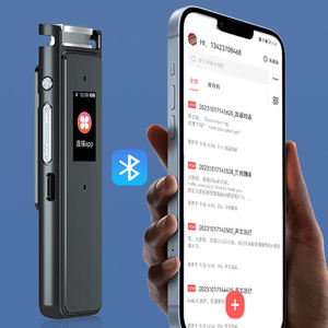 Grabadora inteligente con IA de 32G para traducción simultánea y transcripción en tiempo real, control por aplicación móvil, grabadora BT para negocios. - Product Image 6