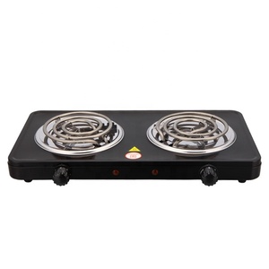 <span class=keywords><strong>Plaque</strong></span> Chauffante Professionnelle à Double Brûleur Électrique, 2000W, Bobine Double, en Tôle Galvanisée, Idéale pour la Cuisine Domestique - Product Image 1